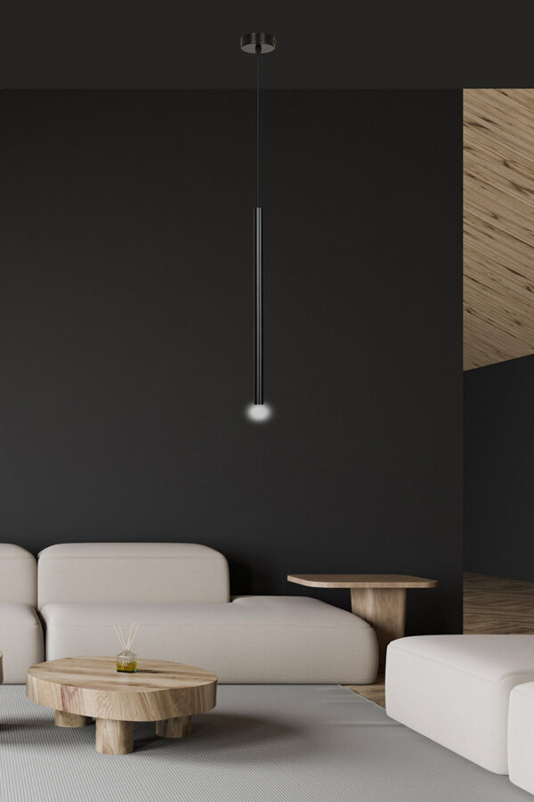 Suspension Selter base en métal avec abat-jour en forme de glace stalactites au design contemporain par Emibig