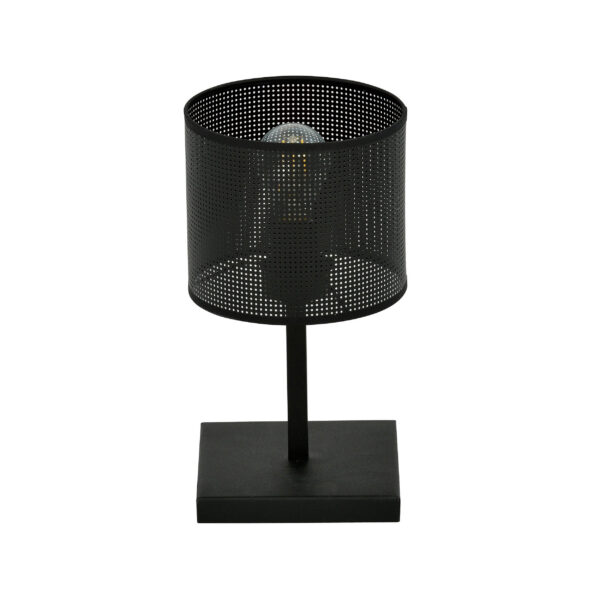 Lampe à poser Jordan base en métal avec abat-jour au motif ajouré au design contemporain par Emibig