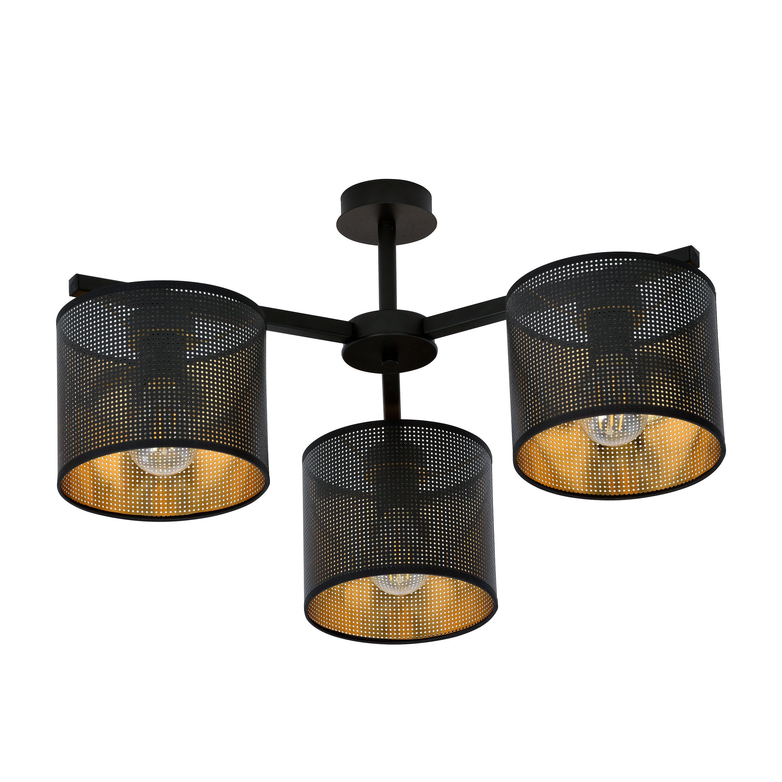 Plafonnier Jordan base en métal avec abat-jour au motif ajouré au design contemporain par Emibig Plafonnier Jordan base en métal avec abat-jour au motif ajouré au design contemporain par Emibig