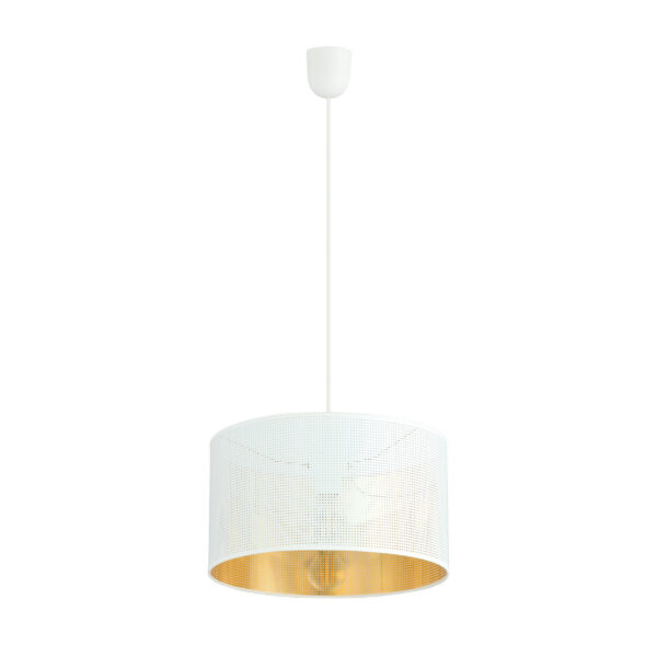Suspension Aston base en métal avec grand abat-jour au design contemporain par Emibig
