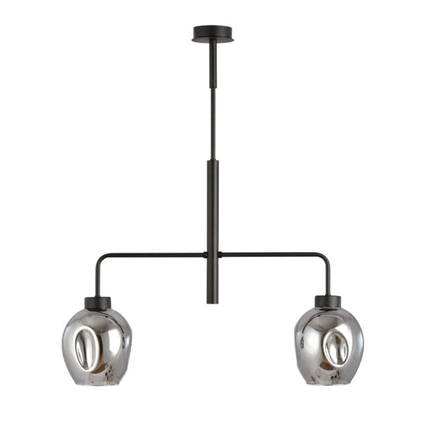 Suspension Lukka abase en métal en forme de fourche au design contemporain par Emibig