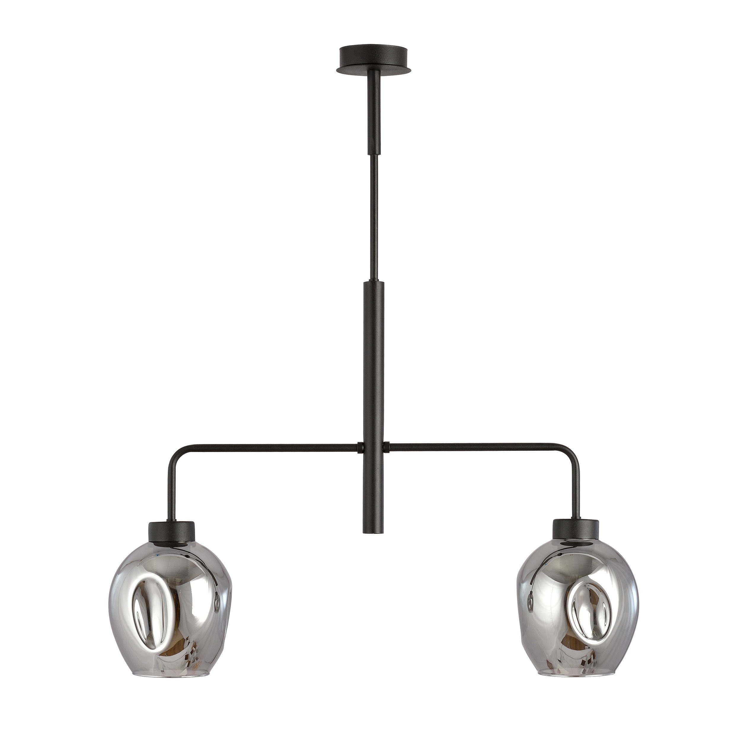 Suspension Lukka abase en métal en forme de fourche au design contemporain par Emibig