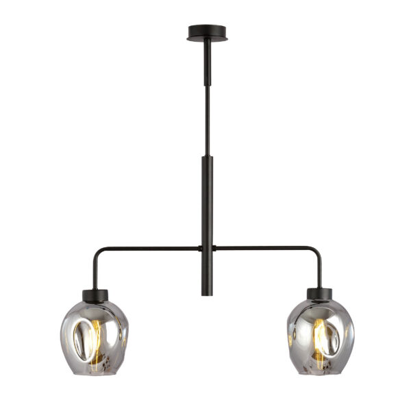 Suspension Lukka abase en métal en forme de fourche au design contemporain par Emibig