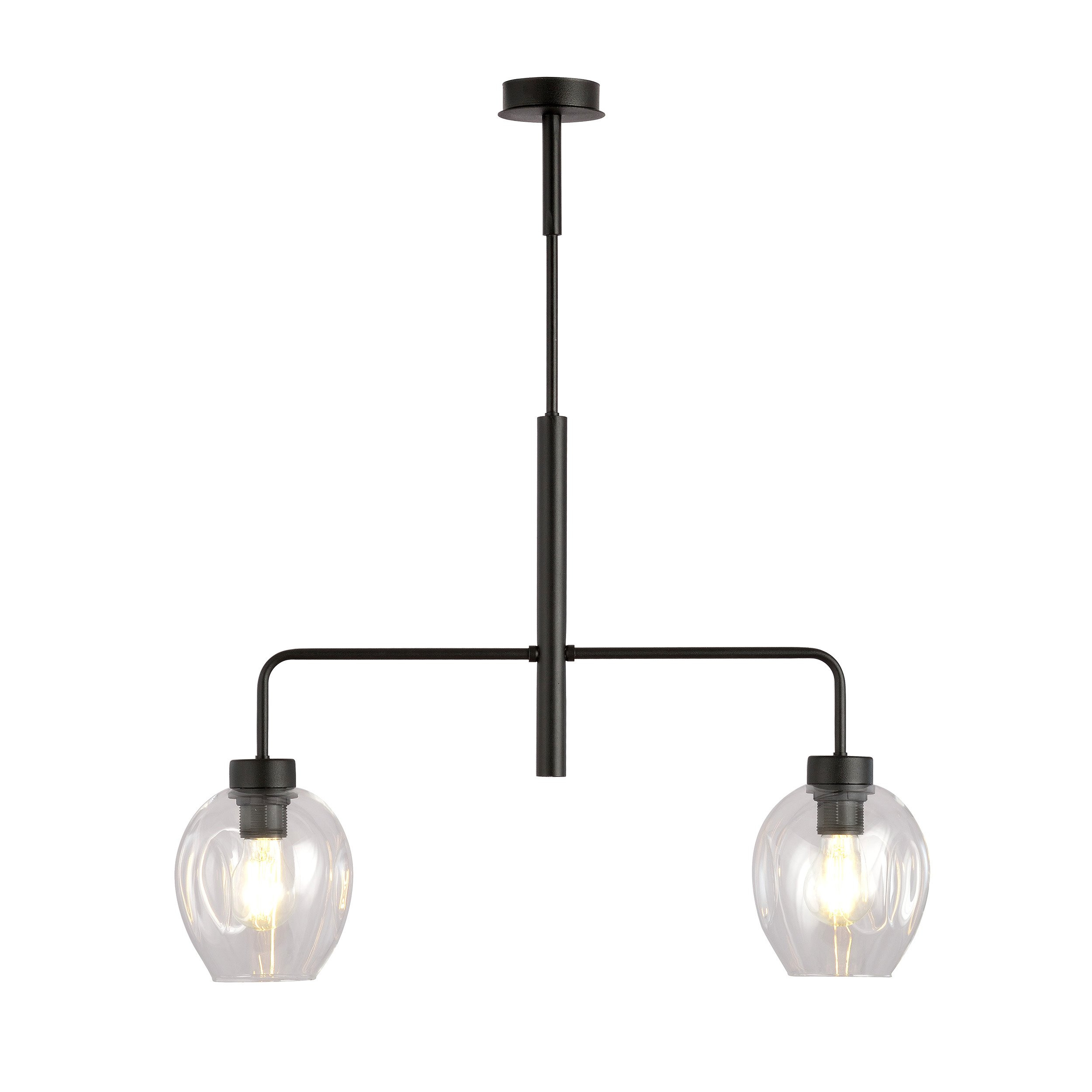 Suspension Lukka abase en métal en forme de fourche au design contemporain par Emibig Suspension Lukka abase en métal en forme de fourche au design contemporain par Emibig