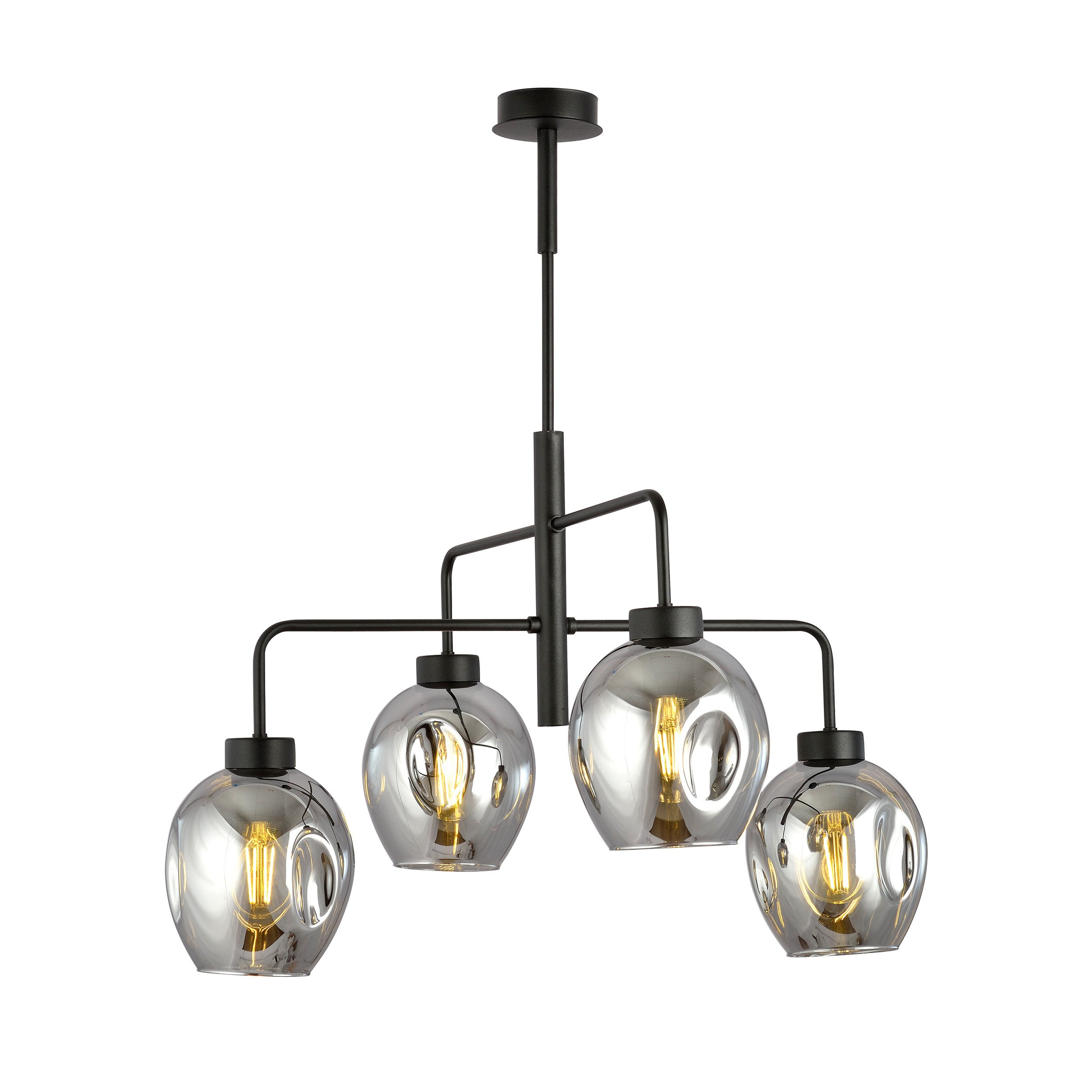 Suspension Lukka abase en métal en forme de fourche au design contemporain par Emibig Suspension Lukka abase en métal en forme de fourche au design contemporain par Emibig