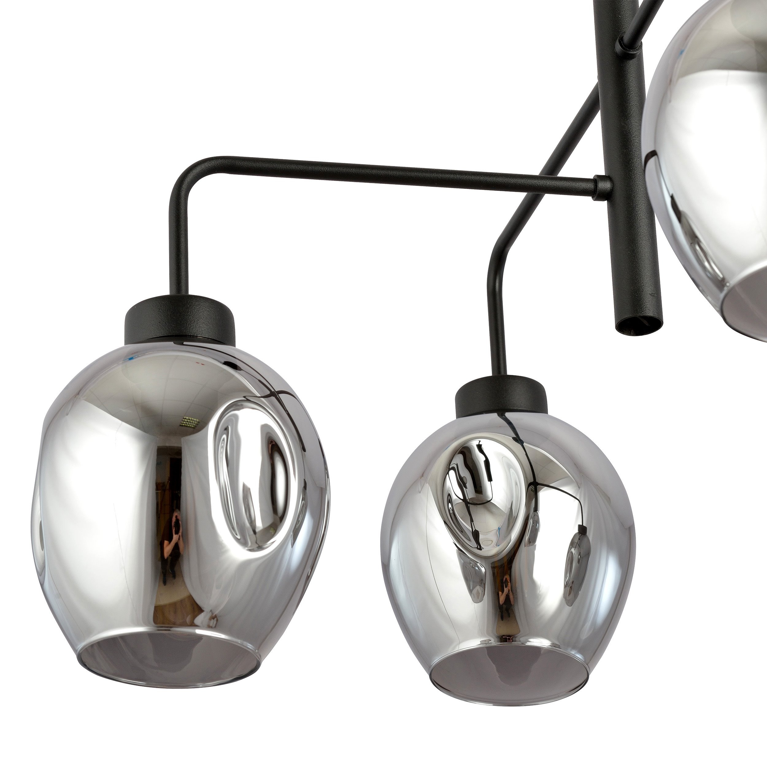 Suspension Lukka abase en métal en forme de fourche au design contemporain par Emibig Suspension Lukka abase en métal en forme de fourche au design contemporain par Emibig