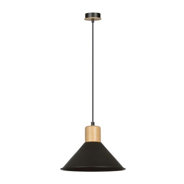 Suspension Rowen base en métal et bois au design contemporain par Emibig