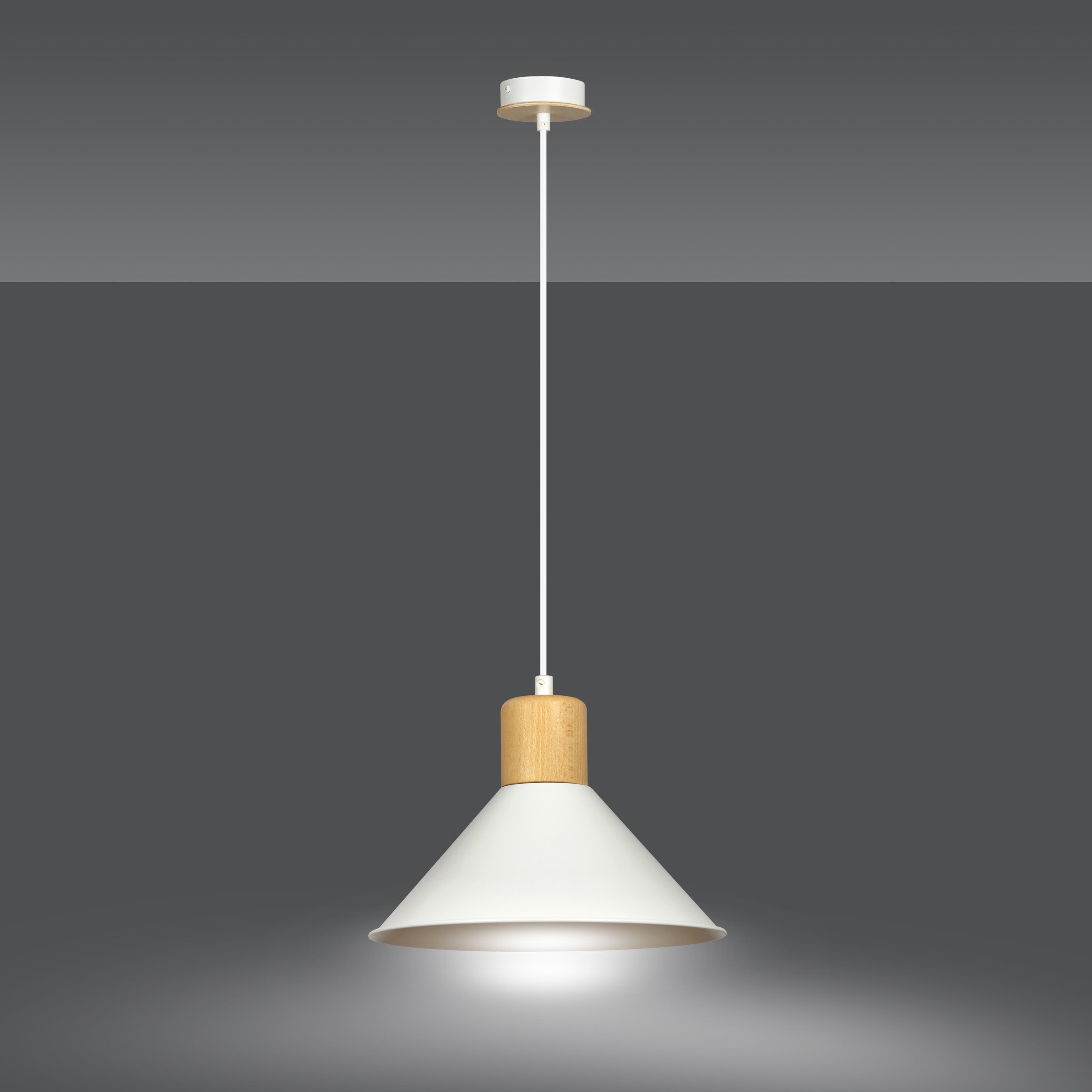 Suspension Rowen base en métal et bois au design contemporain par Emibig Suspension Rowen base en métal et bois au design contemporain par Emibig