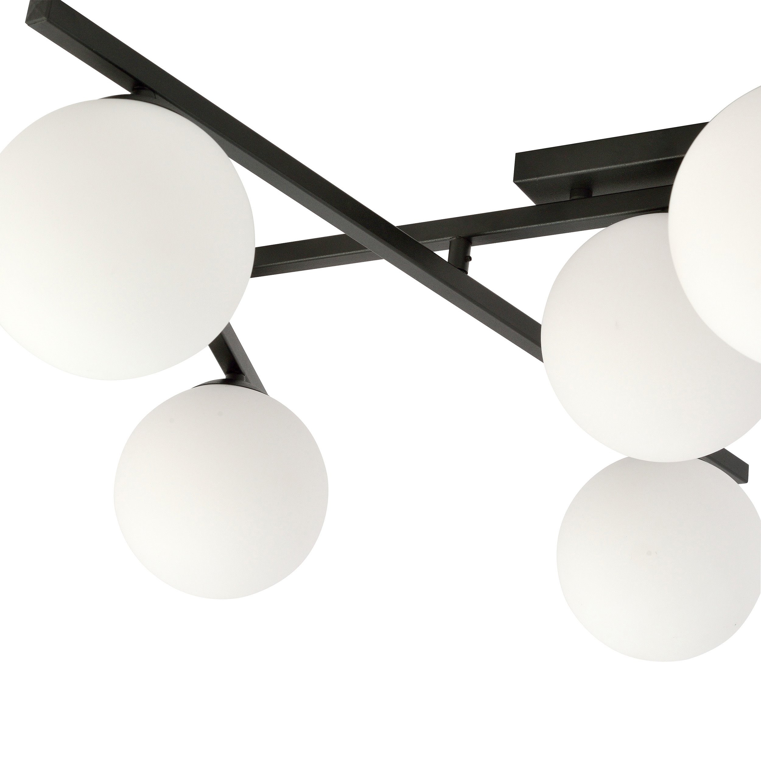 Plafonnier Smart base en métal et abat-jour en verre au design contemporain par Emibig Plafonnier Smart base en métal et abat-jour en verre au design contemporain par Emibig