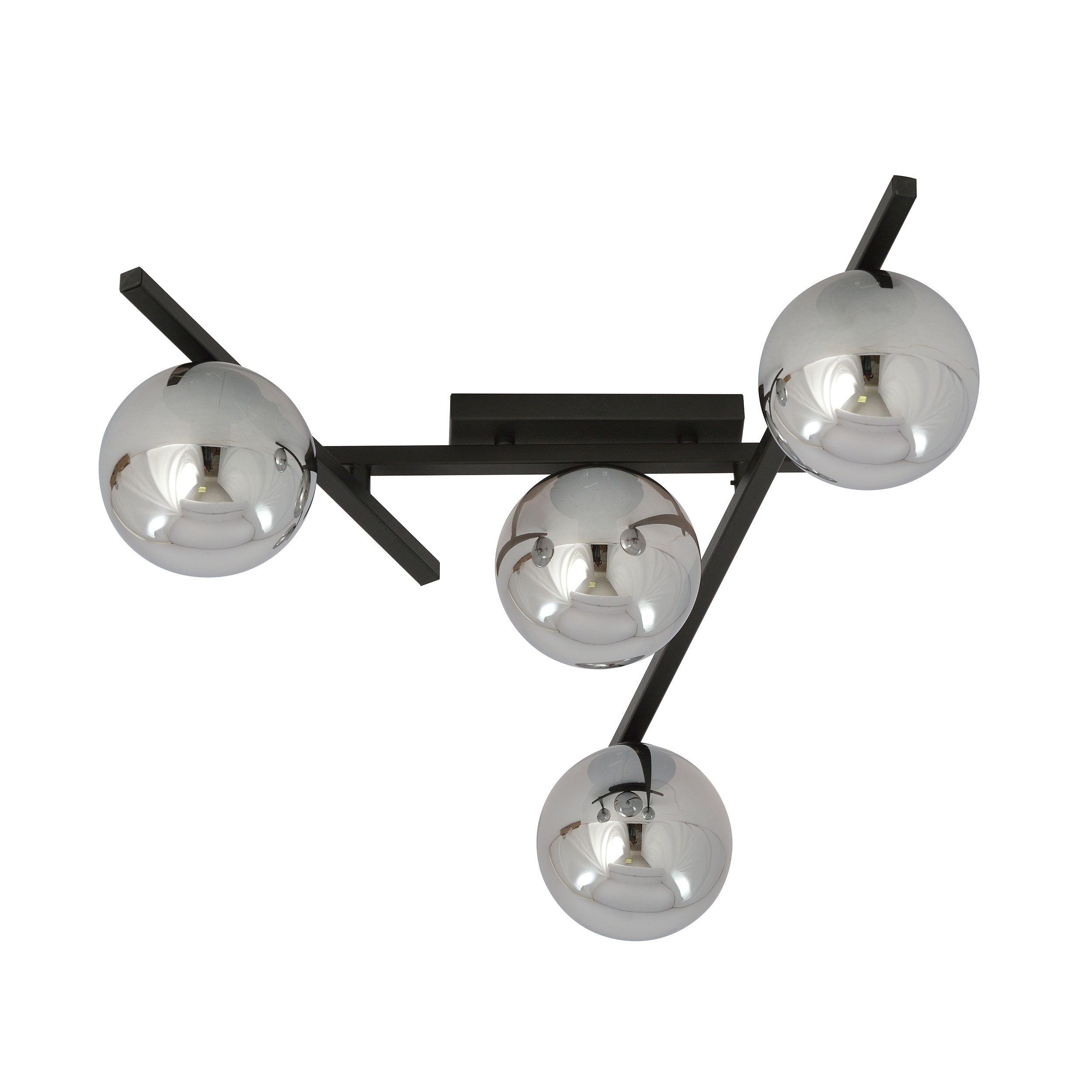 Plafonnier Smart base en métal et abat-jour en verre au design contemporain par Emibig Plafonnier Smart base en métal et abat-jour en verre au design contemporain par Emibig