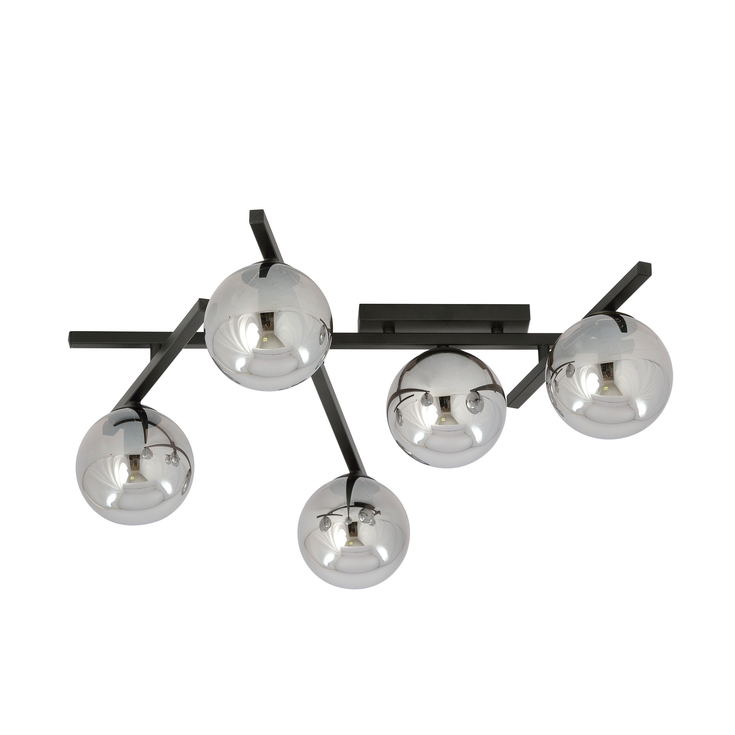 Plafonnier Smart base en métal et abat-jour en verre au design contemporain par Emibig Plafonnier Smart base en métal et abat-jour en verre au design contemporain par Emibig