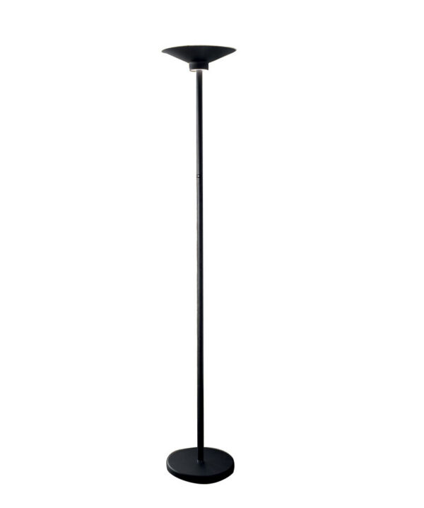 Lampadaire Ypsilon structure en aluminium avec diffuseur haut et bas au design contemporain par Gea Luce