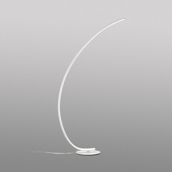 Lampadaire Iole structure en aluminium avec diffuseur en silicone au design contemporain par Gea Luce