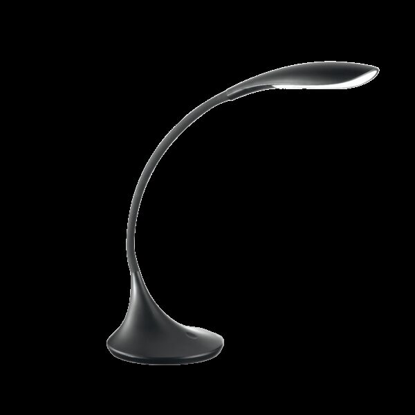 Lampe à poser GLS base en matière synthétique avec bras flexible au design contemporain Gea Luce