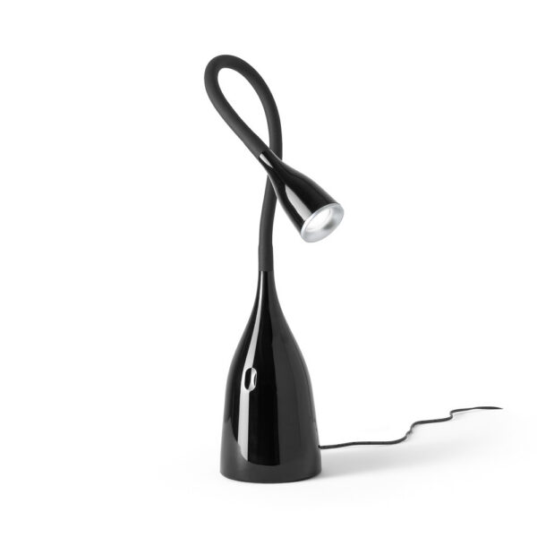 Lampe à poser GLS 02 base en matière synthétique avec bras flexible en silicone au design contemporain Gea Luce