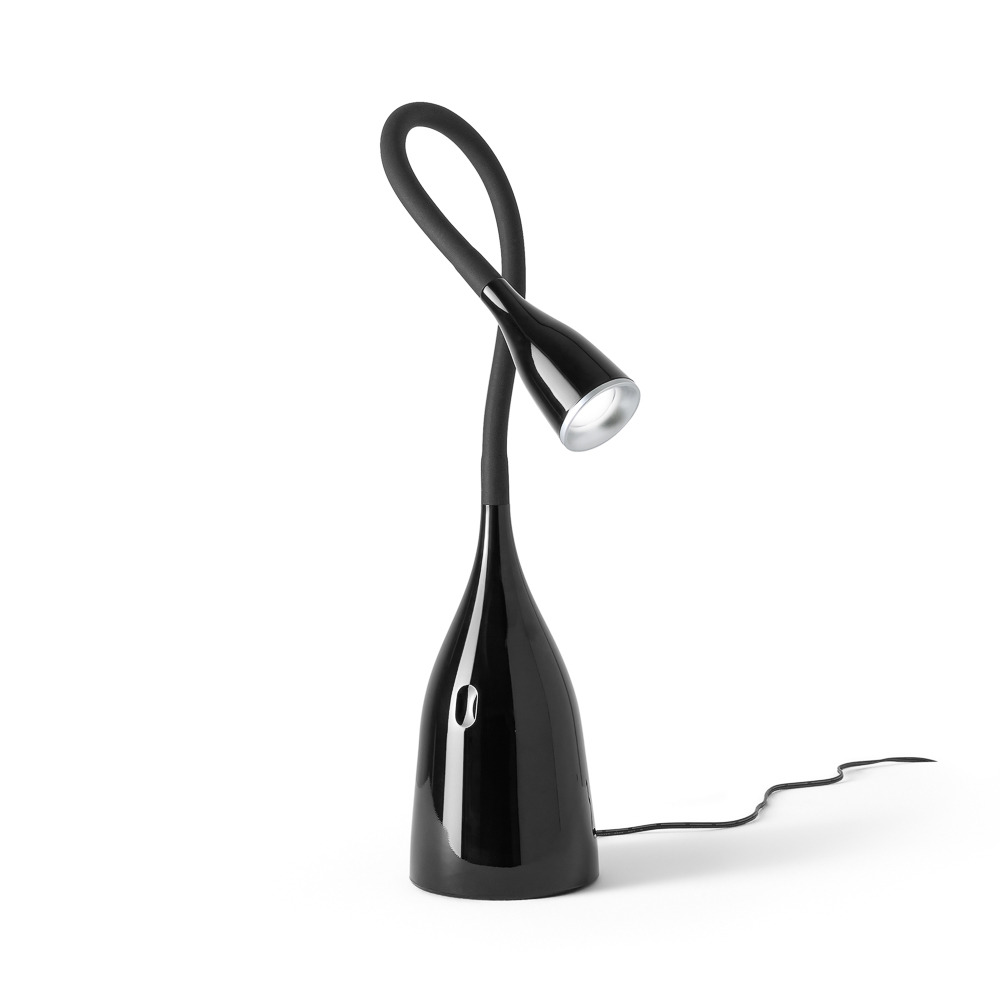 Lampe à poser GLS 02 base en matière synthétique avec bras flexible en silicone au design contemporain Gea Luce