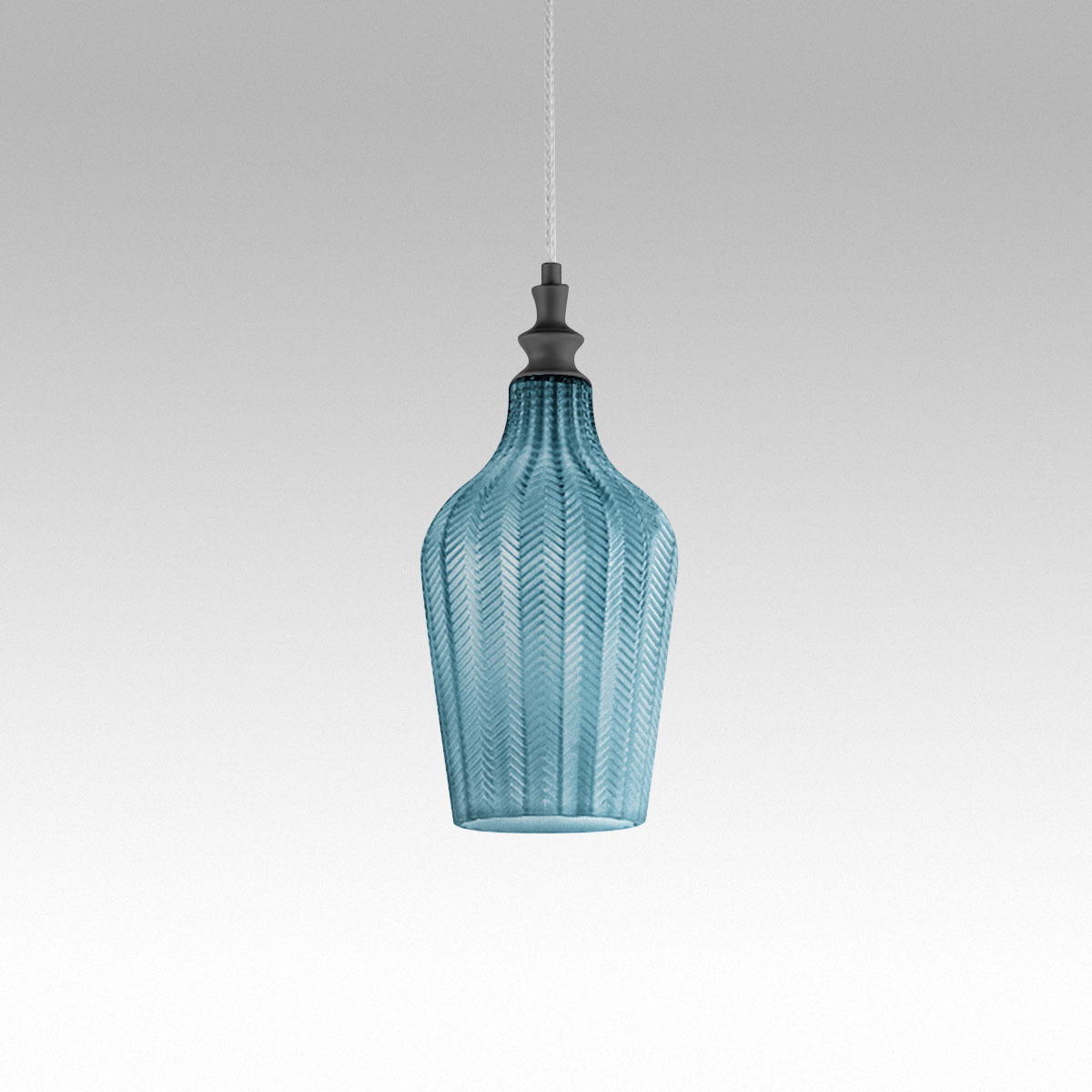Suspension Cleofe avec cadre en métal avec diffuseur en verre au design contemporain par Gea Luce Suspension Cleofe avec cadre en métal avec diffuseur en verre au design contemporain par Gea Luce