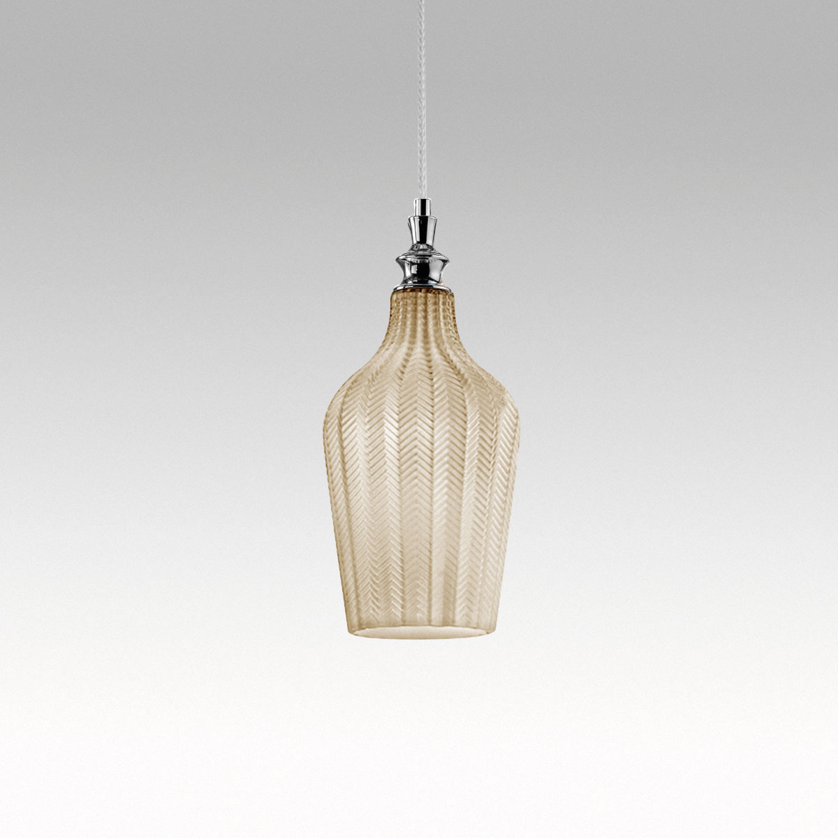 Suspension Cleofe avec cadre en métal avec diffuseur en verre au design contemporain par Gea Luce Suspension Cleofe avec cadre en métal avec diffuseur en verre au design contemporain par Gea Luce