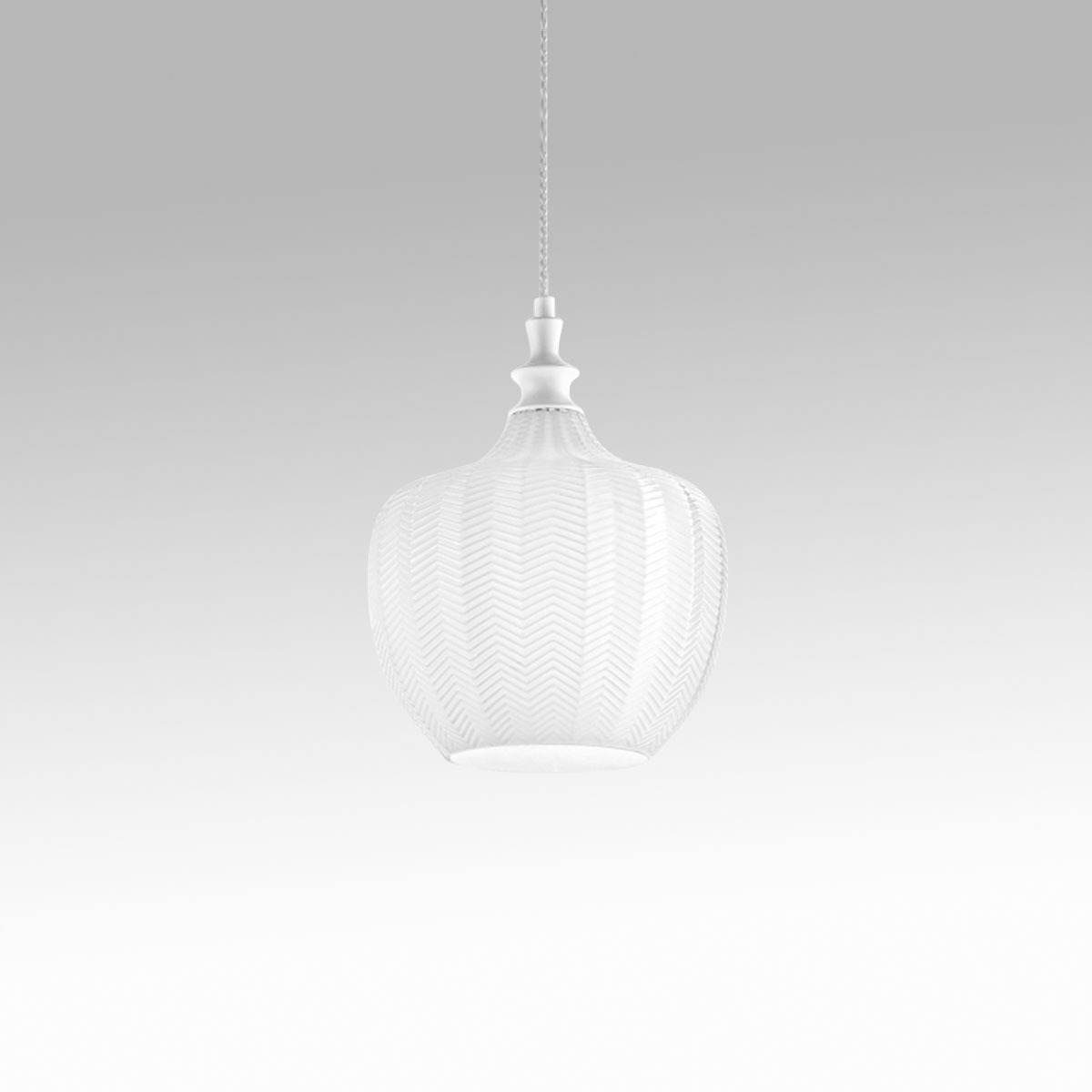Suspension Cleofe avec cadre en métal avec diffuseur en verre au design contemporain par Gea Luce Suspension Cleofe avec cadre en métal avec diffuseur en verre au design contemporain par Gea Luce