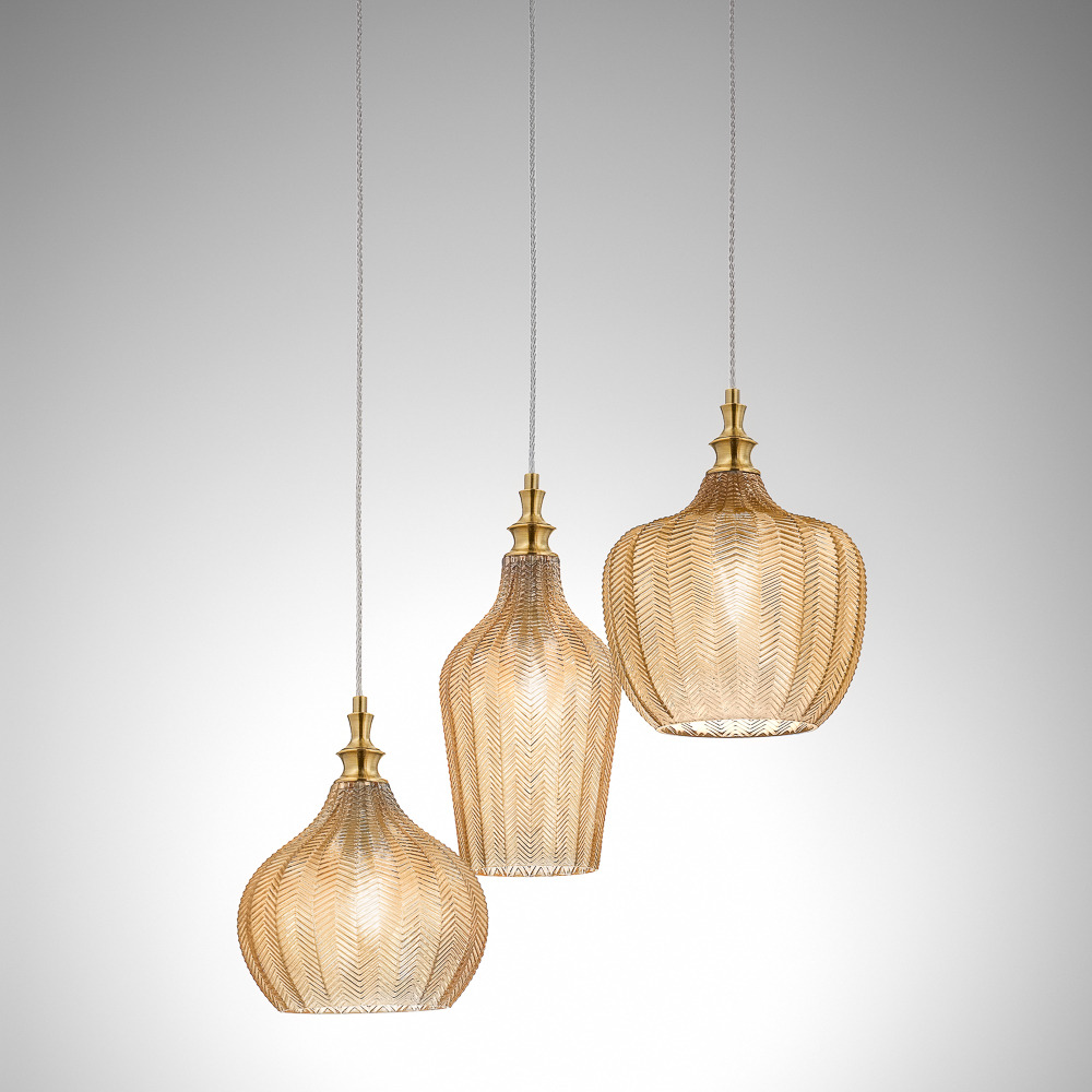 Suspension Cleofe Cluster avec cadre en métal avec diffuseur en verre au design contemporain par Gea Luce Suspension Cleofe Cluster avec cadre en métal avec diffuseur en verre au design contemporain par Gea Luce