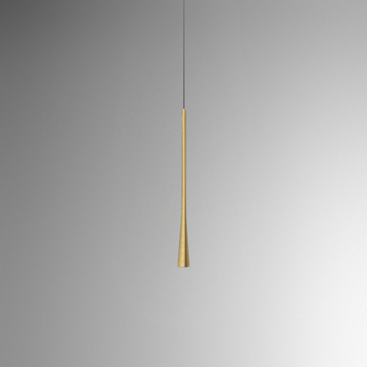 Suspension Dafne base simple en aluminium avec diffuseur en rosace au design contemporain par Gea Luce