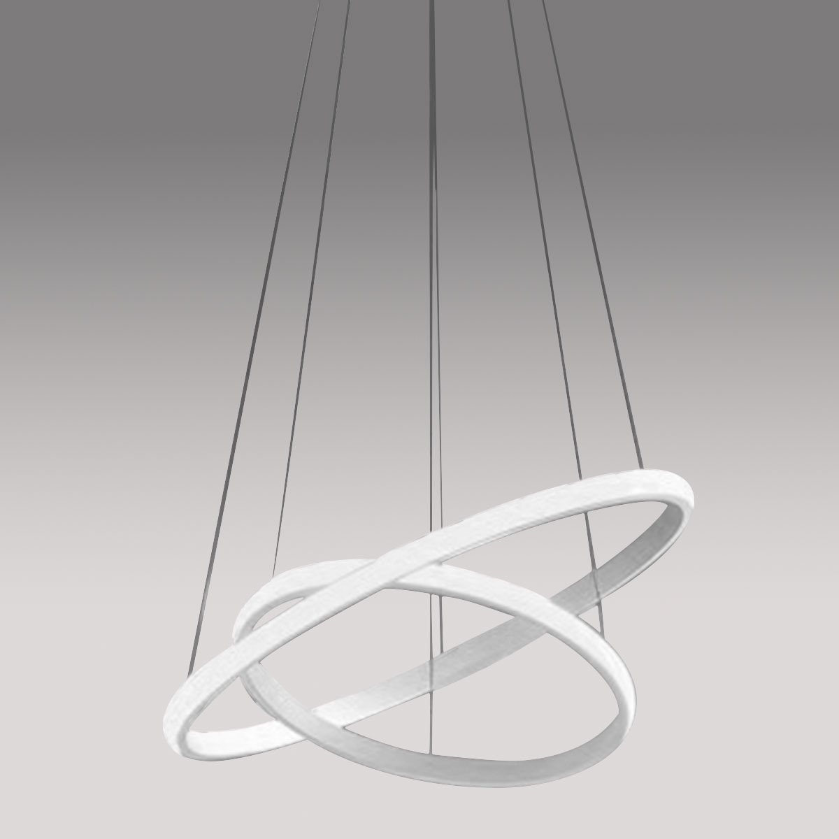 Suspension Iole base en aluminium avec diffuseur en silicone blanc opale au design contemporain par Gea Luce Suspension Iole base en aluminium avec diffuseur en silicone blanc opale au design contemporain par Gea Luce