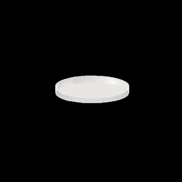 Plafonnier Acelia base en aluminium ronde au design digital par Gea Luce