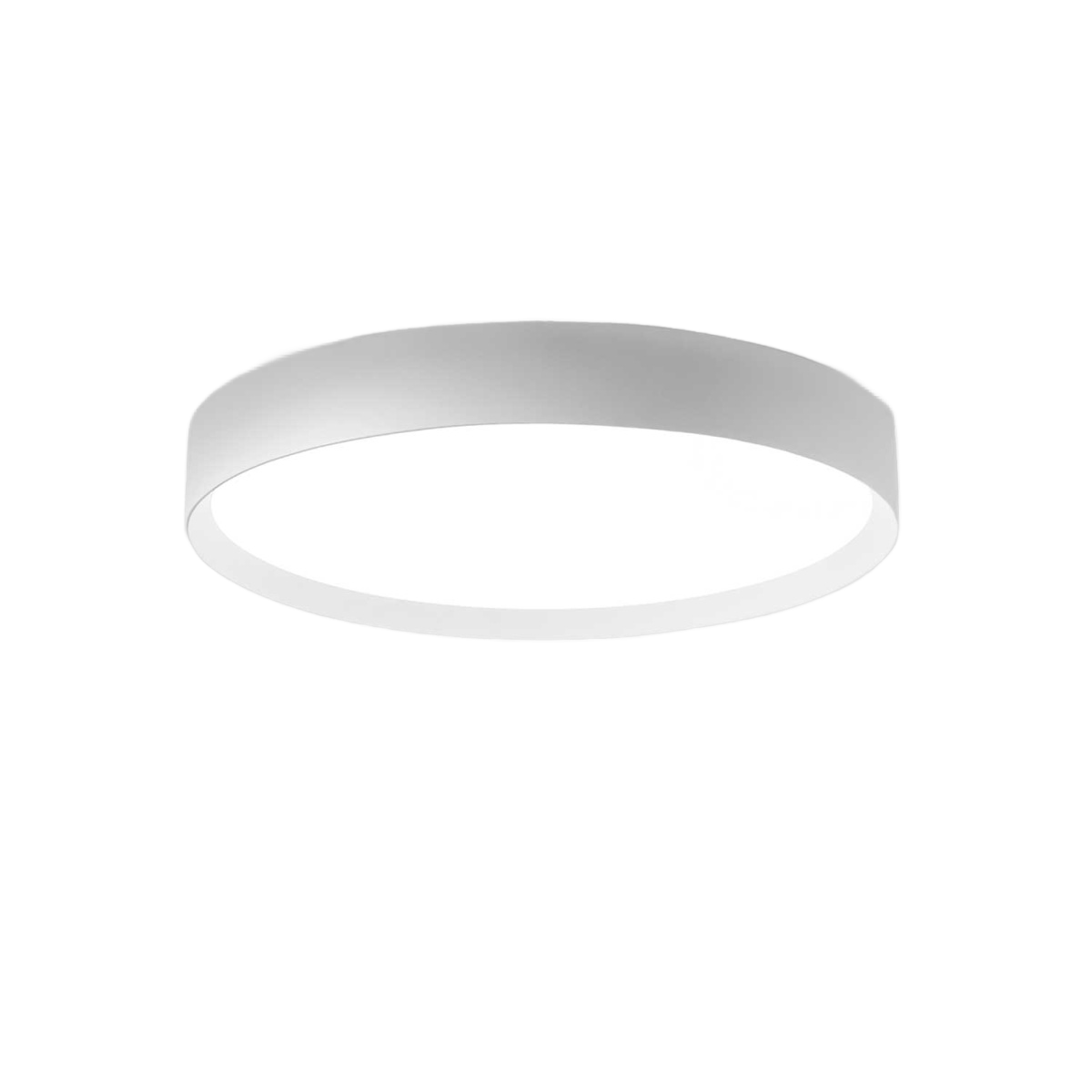 Plafonnier Ava en aluminium ronde avec diffuseur en méthacrylate au design contemporain par Gea Luce Plafonnier Ava en aluminium ronde avec diffuseur en méthacrylate au design contemporain par Gea Luce