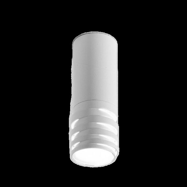 Plafonnier Emily en tube métal avec diffuseur en acrylique au design contemporain par Gea Luce
