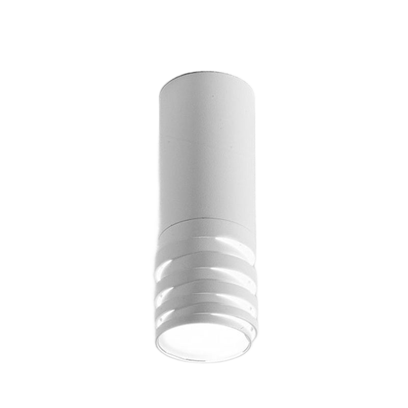 Plafonnier Emily en tube métal avec diffuseur en acrylique au design contemporain par Gea Luce