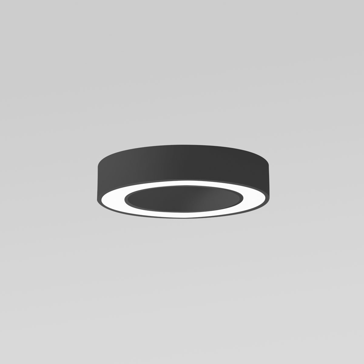 Plafonnier Flor cadre en aluminium rond avec diffuseur en méthacrylate blanc opale au design contemporain par Gea Luce Plafonnier Flor cadre en aluminium rond avec diffuseur en méthacrylate blanc opale au design contemporain par Gea Luce