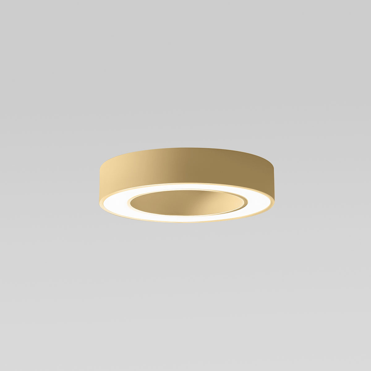Plafonnier Flor cadre en aluminium rond avec diffuseur en méthacrylate blanc opale au design contemporain par Gea Luce Plafonnier Flor cadre en aluminium rond avec diffuseur en méthacrylate blanc opale au design contemporain par Gea Luce