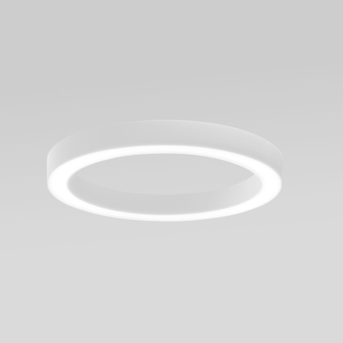 Plafonnier Flor cadre en aluminium rond avec diffuseur en méthacrylate blanc opale au design contemporain par Gea Luce Plafonnier Flor cadre en aluminium rond avec diffuseur en méthacrylate blanc opale au design contemporain par Gea Luce