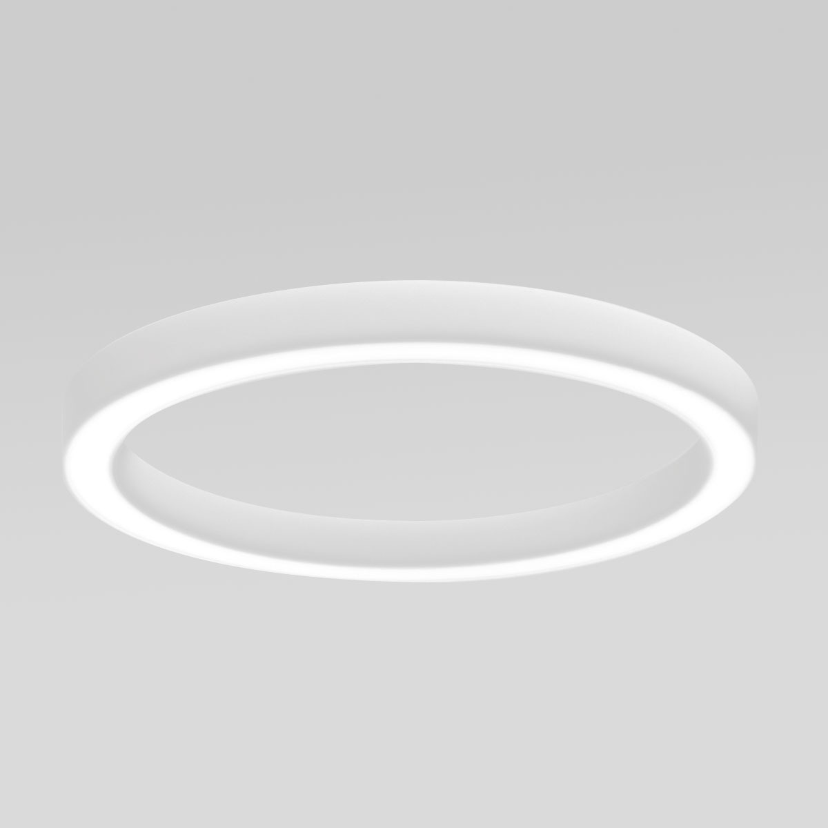 Plafonnier Flor cadre en aluminium rond avec diffuseur en méthacrylate blanc opale au design contemporain par Gea Luce Plafonnier Flor cadre en aluminium rond avec diffuseur en méthacrylate blanc opale au design contemporain par Gea Luce