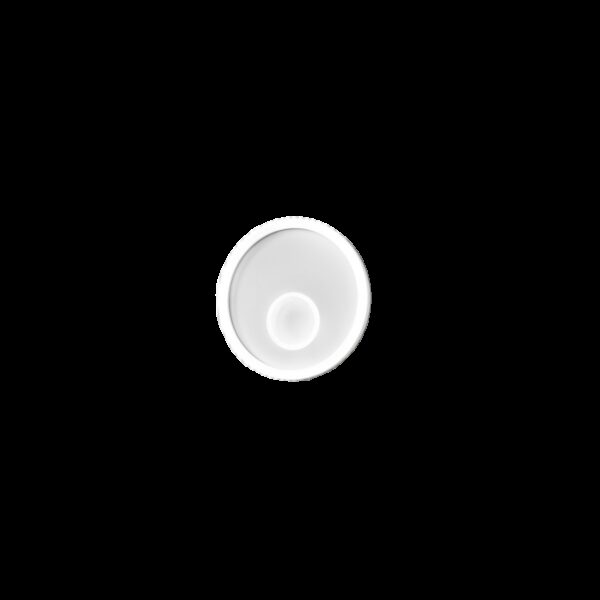 Plafonnier Mélanie cadre en aluminium avec diffuseur en méthacrylate blanc satiné au design contemporain par Gea Luce