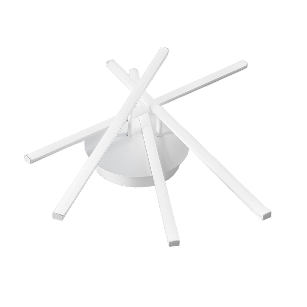 Plafonnier/Applique Tullia cadre en aluminium satiné blanc avec diffuseur en en silicone au design contemporain par Gea Luce Plafonnier/Applique Tullia cadre en aluminium satiné blanc avec diffuseur en en silicone au design contemporain par Gea Luce