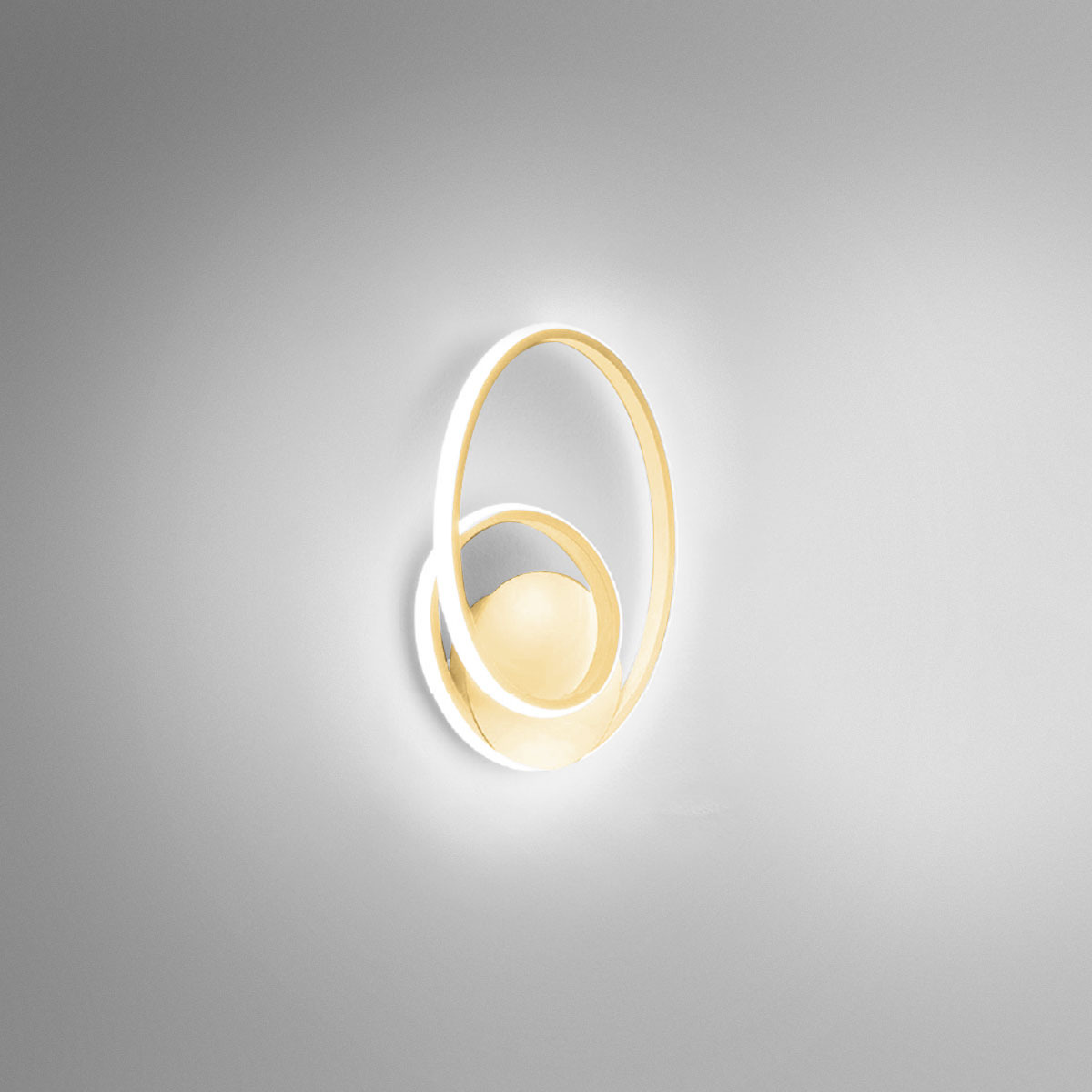 Applique murale Diva cadre en aluminium avec diffuseur en silicone blanc au design contemporain par Gea Luce Applique murale Diva cadre en aluminium avec diffuseur en silicone blanc au design contemporain par Gea Luce