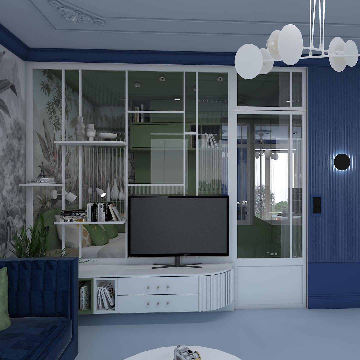 Suspension Idea base en métal et détail doré avec abat-jour en disque au design contemporain par Emibig Suspension Idea base en métal et détail doré avec abat-jour en disque au design contemporain par Emibig