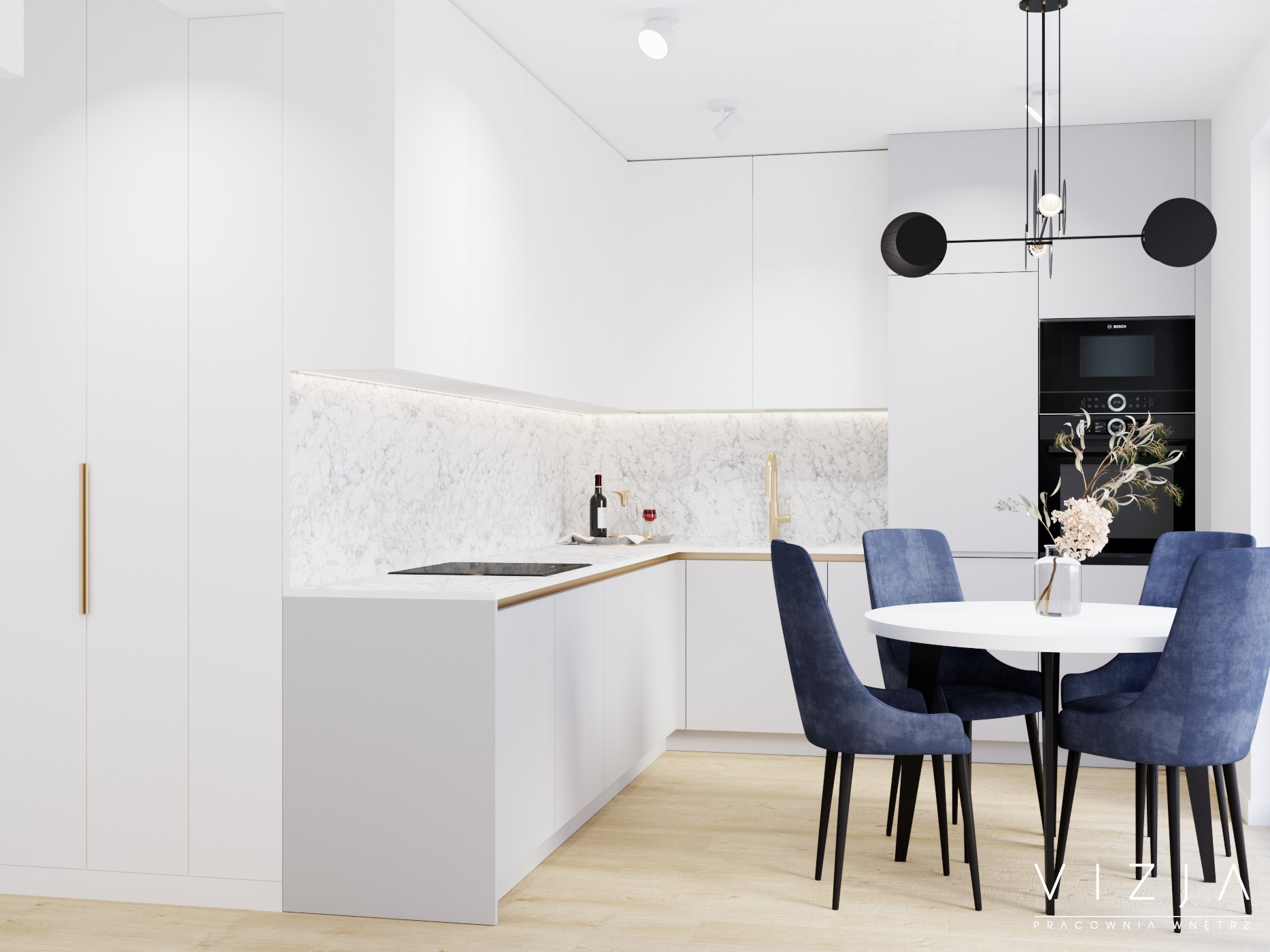 Suspension Idea base en métal et détail doré avec abat-jour en disque au design contemporain par Emibig Suspension Idea base en métal et détail doré avec abat-jour en disque au design contemporain par Emibig