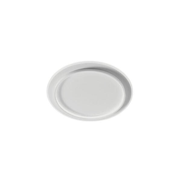 Plafonnier/Applique Dharma cadre en aluminium avec diffuseur en méthacrylate blanc au design contemporain par Gea Luce