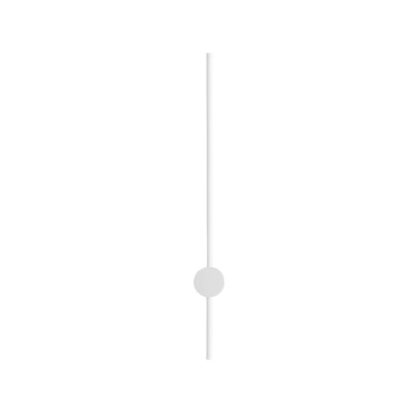 Applique murale Enila structure en aluminium avec diffuseur en silicone blanc par Gea Luce