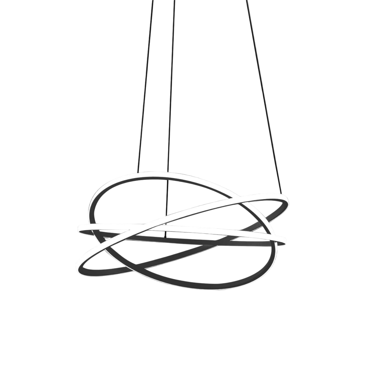 Suspension Atia base en aluminium avec diffuseur en verre blanc opale au design contemporain par Gea Luce Suspension Atia base en aluminium avec diffuseur en verre blanc opale au design contemporain par Gea Luce