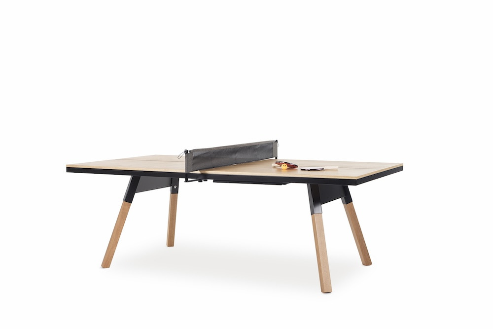 Table de Ping Pong intérieur You and Me en bois de chêne par Antoni Pallejà Office x RS Barcelona Table de Ping Pong intérieur You and Me en bois de chêne par Antoni Pallejà Office x RS Barcelona