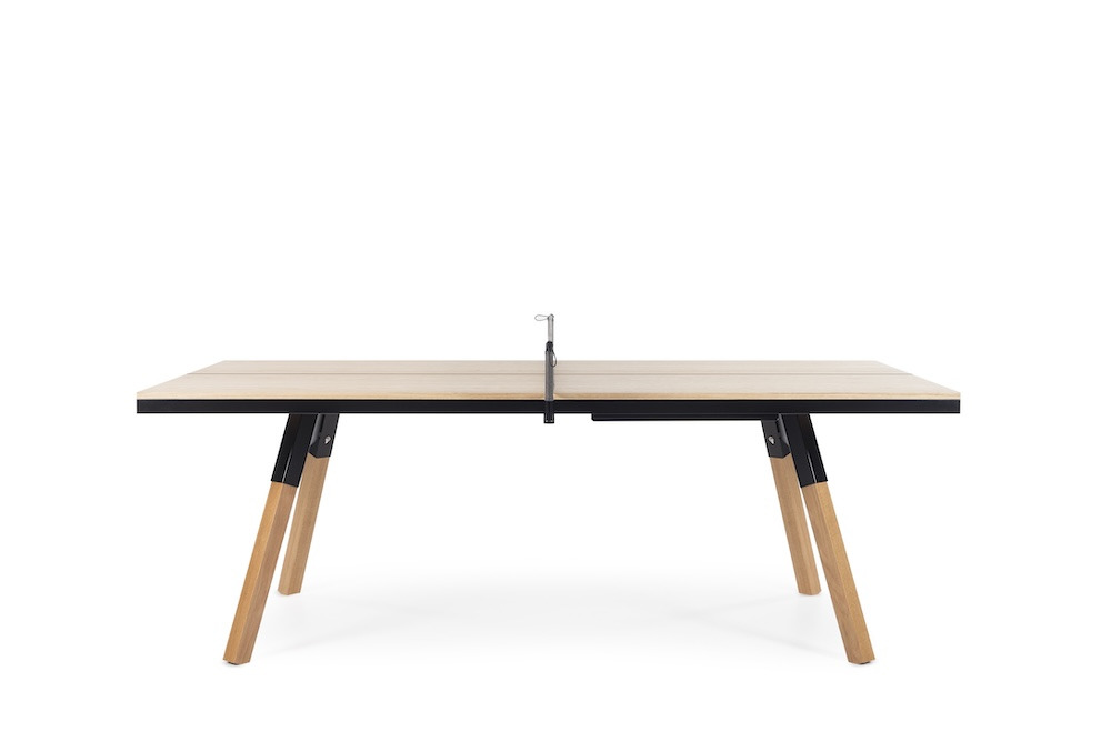 Table de Ping Pong intérieur You and Me en bois de chêne par Antoni Pallejà Office x RS Barcelona Table de Ping Pong intérieur You and Me en bois de chêne par Antoni Pallejà Office x RS Barcelona
