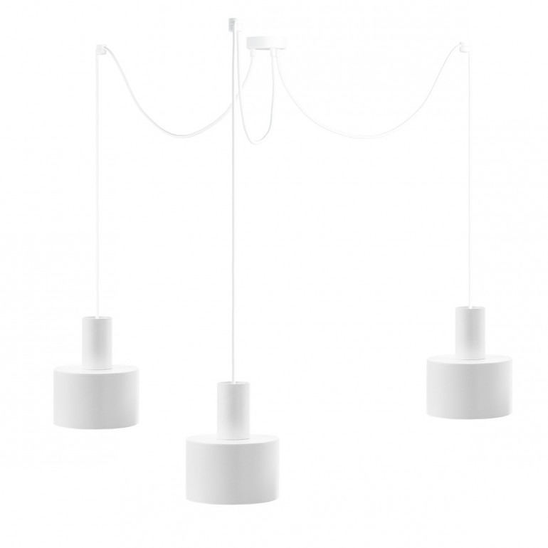 Suspension Enkel base en métal rond avec diffuseur en verre blanc au design contemporain par Ummo lighting Suspension Enkel base en métal rond avec diffuseur en verre blanc au design contemporain par Ummo lighting