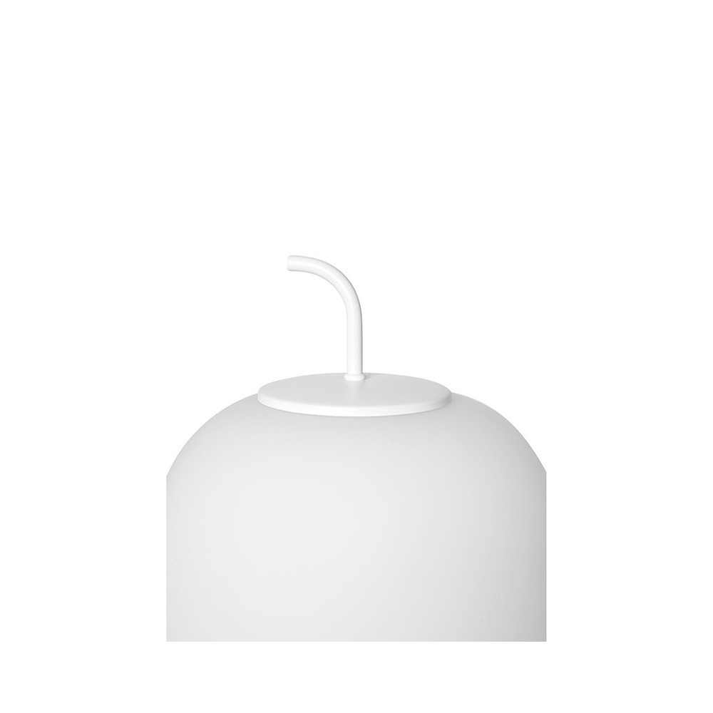 Lampe à poser Epli base en métal avec abat-jour en verre blanc au design contemporain par Ummo lighting Lampe à poser Epli base en métal avec abat-jour en verre blanc au design contemporain par Ummo lighting