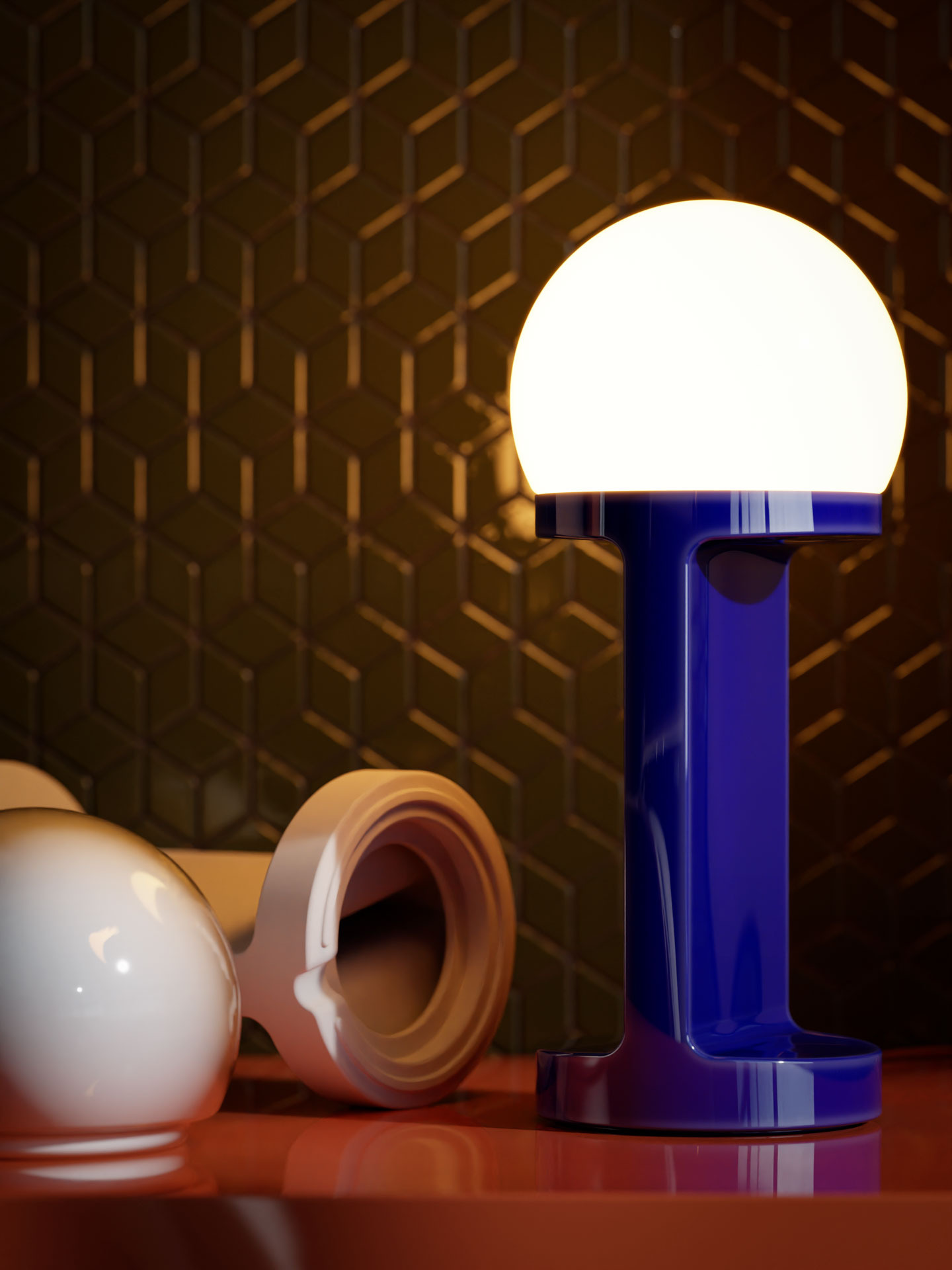 Lampe à poser Habea en céramique par Ferroluce Lampe à poser Habea en céramique par Ferroluce