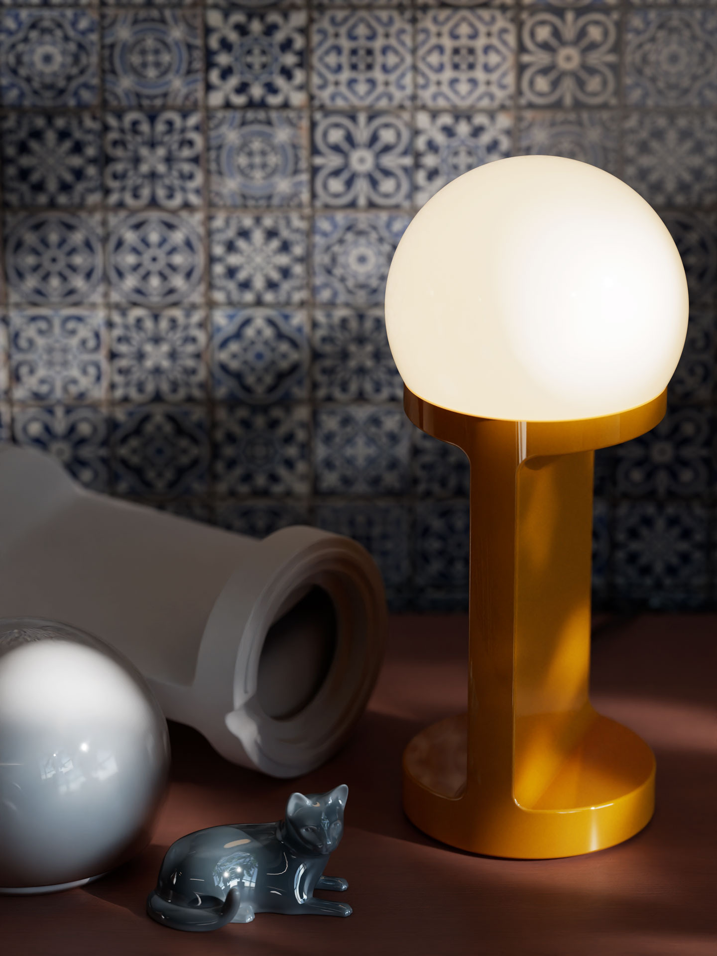 Lampe à poser Habea en céramique par Ferroluce Lampe à poser Habea en céramique par Ferroluce
