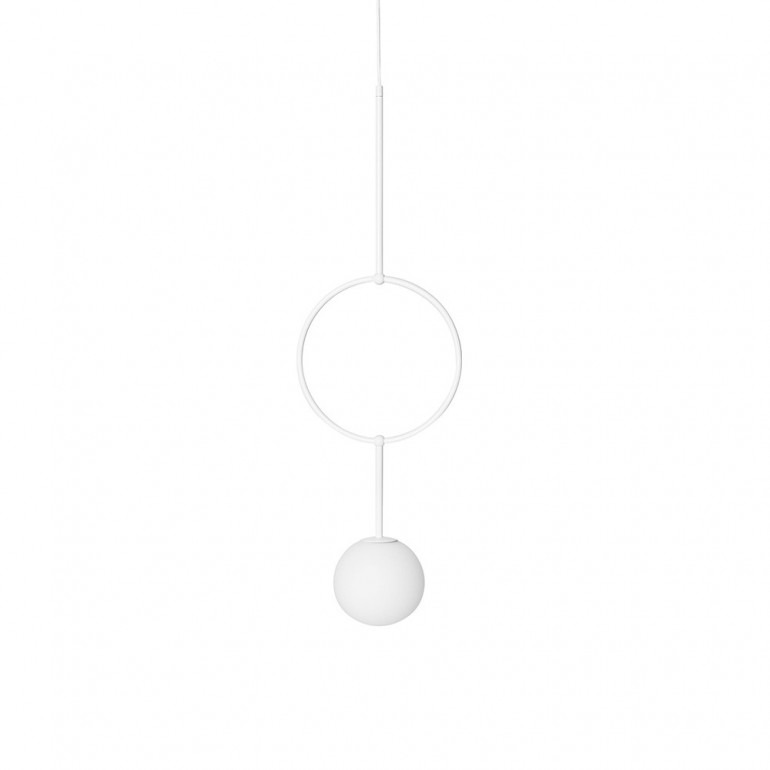 Suspension Isuulla base en métal et détail ronde avec abat-jour en verre opale suspendu au design contemporain par Ummo lighting Suspension Isuulla base en métal et détail ronde avec abat-jour en verre opale suspendu au design contemporain par Ummo lighting