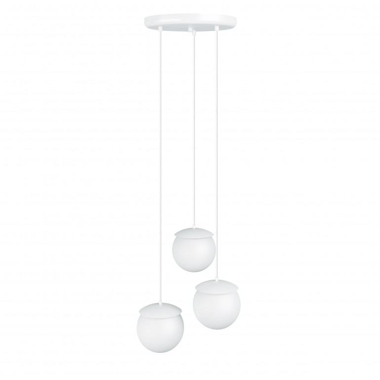 Suspension Kuul cluster base en métal circulaire avec diffuseur en verre au design contemporain par Ummo Lighting Suspension Kuul cluster base en métal circulaire avec diffuseur en verre au design contemporain par Ummo Lighting